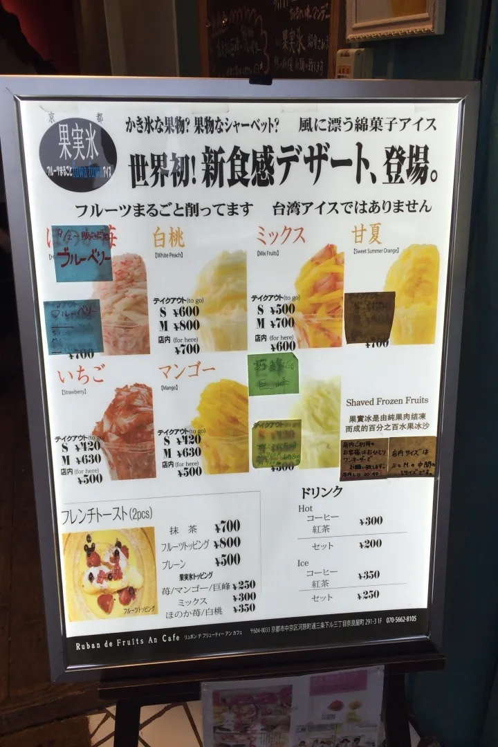 リュボン デ フリューティー アン カフェ【閉店】